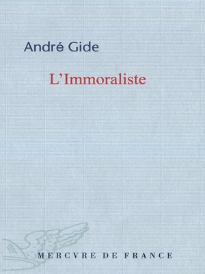 cover image of L'Immoraliste
